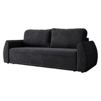 SCHLAFSOFA Floxi - Anthrazit/Schwarz, Holz/Kunststoff (244/96/96cm) - MIRJAN24