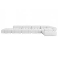 ECKSOFA modulares Sofa Felto-L3 - 475x190x70 cm Weiß Bouclé - Weiß, Holzwerkstoff/Textil (475/190cm) - ALTDECOR