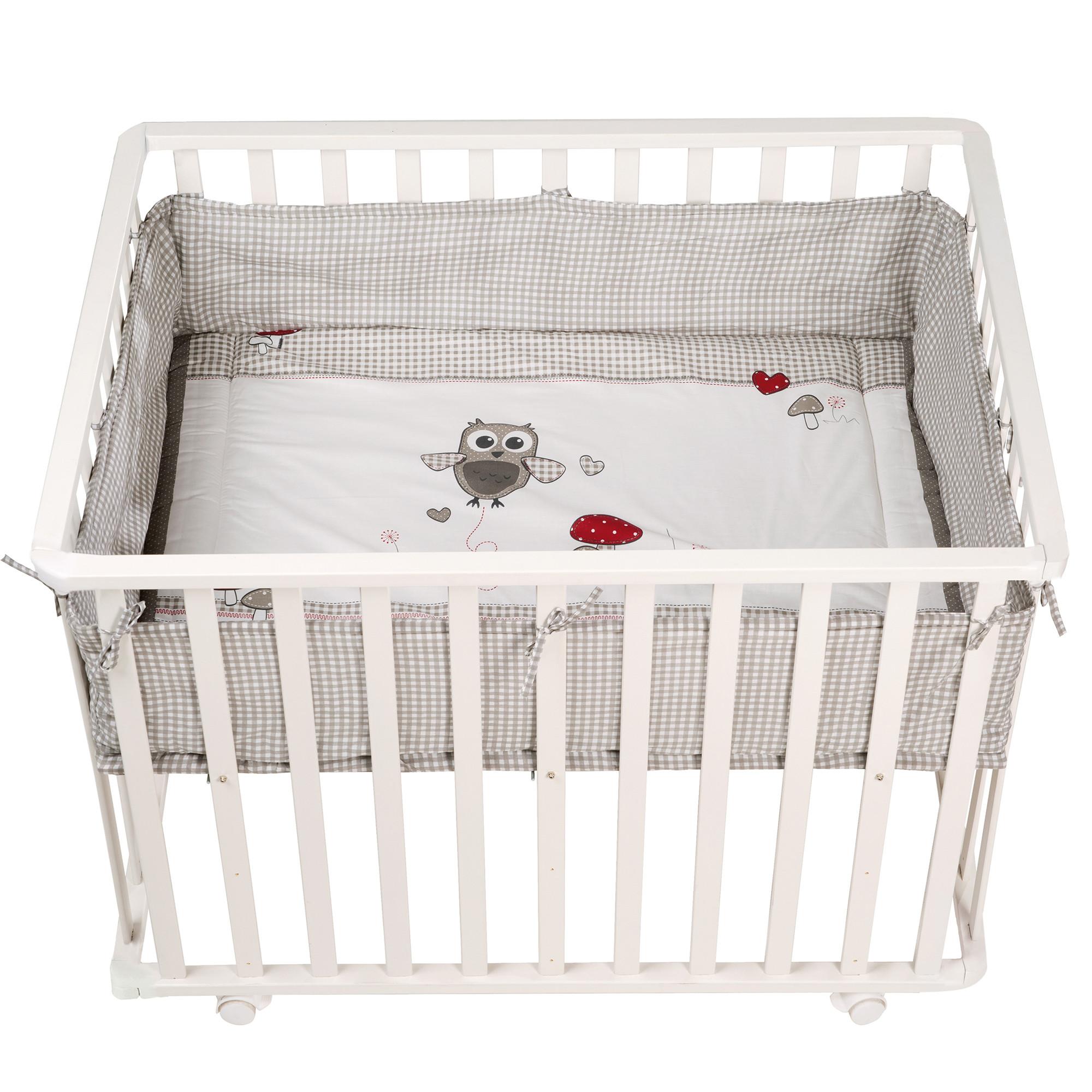 LAUFGITTER 100x75 Adam & Eule - Weiß, Holzwerkstoff (73/72/98.5cm) - Roba