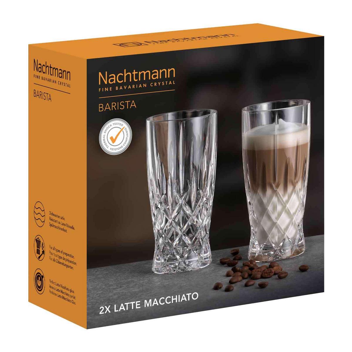 LATTE MACCHIATO GLÄSER Noblesse Barista transparent 350 ml 2er Set - Transparent, Glas (0.35L) - Nachtmann