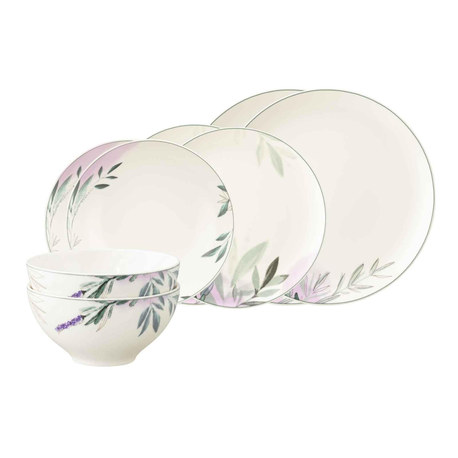 EINSTEIGER-SET Savona Provence bunt-beige 8-tlg. - Beige/Multicolor, Keramik (2/2/2cm) - Seltmann Weiden