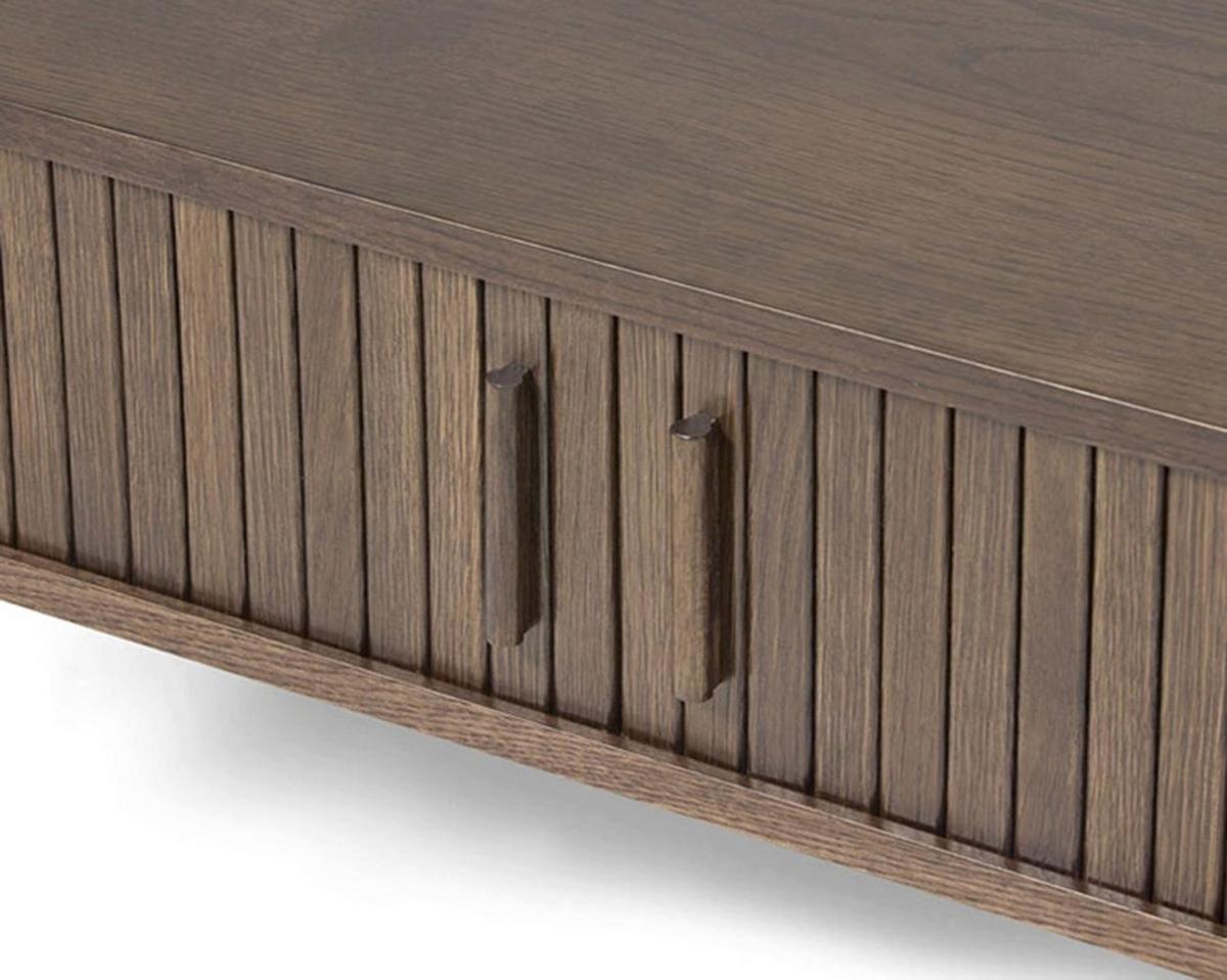 COUCHTISCH Meta 120 cm - Dunkelbraun, Holz/Holzwerkstoff (60/120/45cm) - Selsey