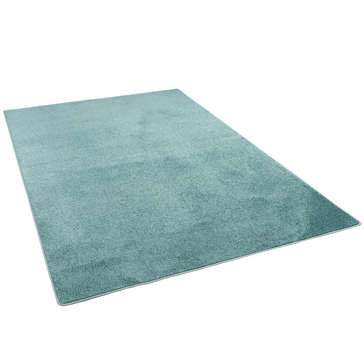 HOCHFLOR VELOURS TEPPICH LUNA - Mintgrün, Textil (160/240cm) - Snapstyle