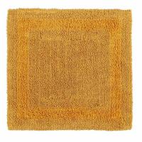DUSCHVORLEGER 50/50 cm, 100% Baumwolle, wendbar - Gelb, Textil (50/50cm) - Homescapes