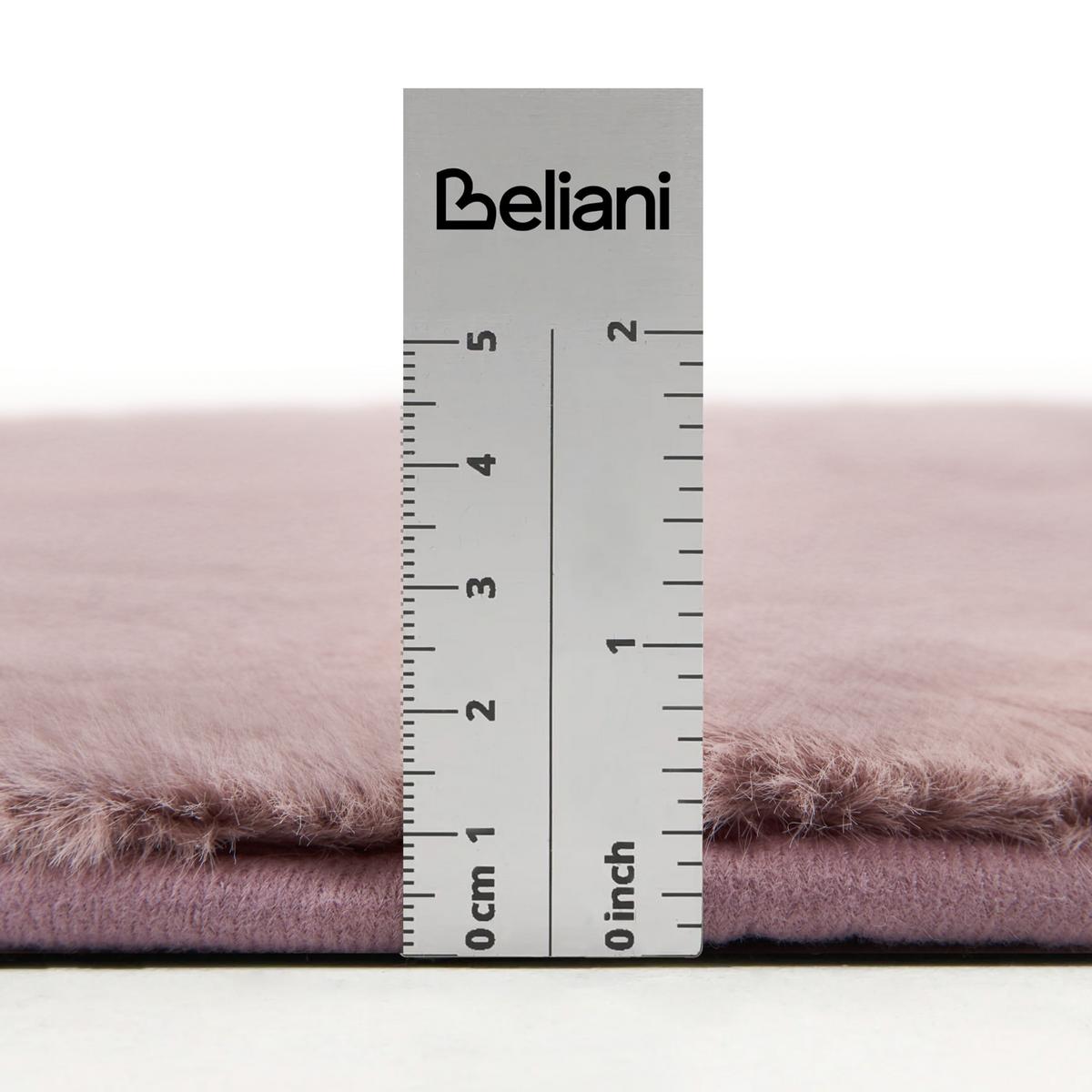 TEPPICH Hellviolett 80/120 cm Parson - Violett, Kunststoff (120/80cm) - Beliani