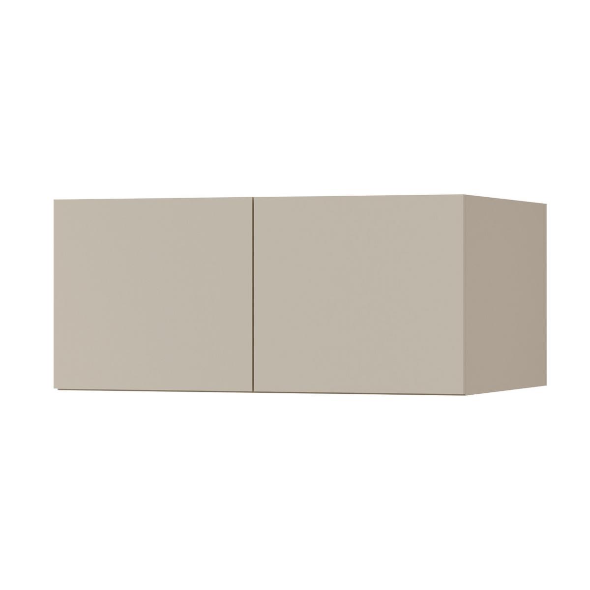 DREHTÜRENSCHRANK Largo mit Aufsatz, 2 Türen und 2 Schubladen, für Jugendzimmer, 90 cm, Kaschmir - Kaschmir, Holzwerkstoff (90/236/60cm) - Beautysofa
