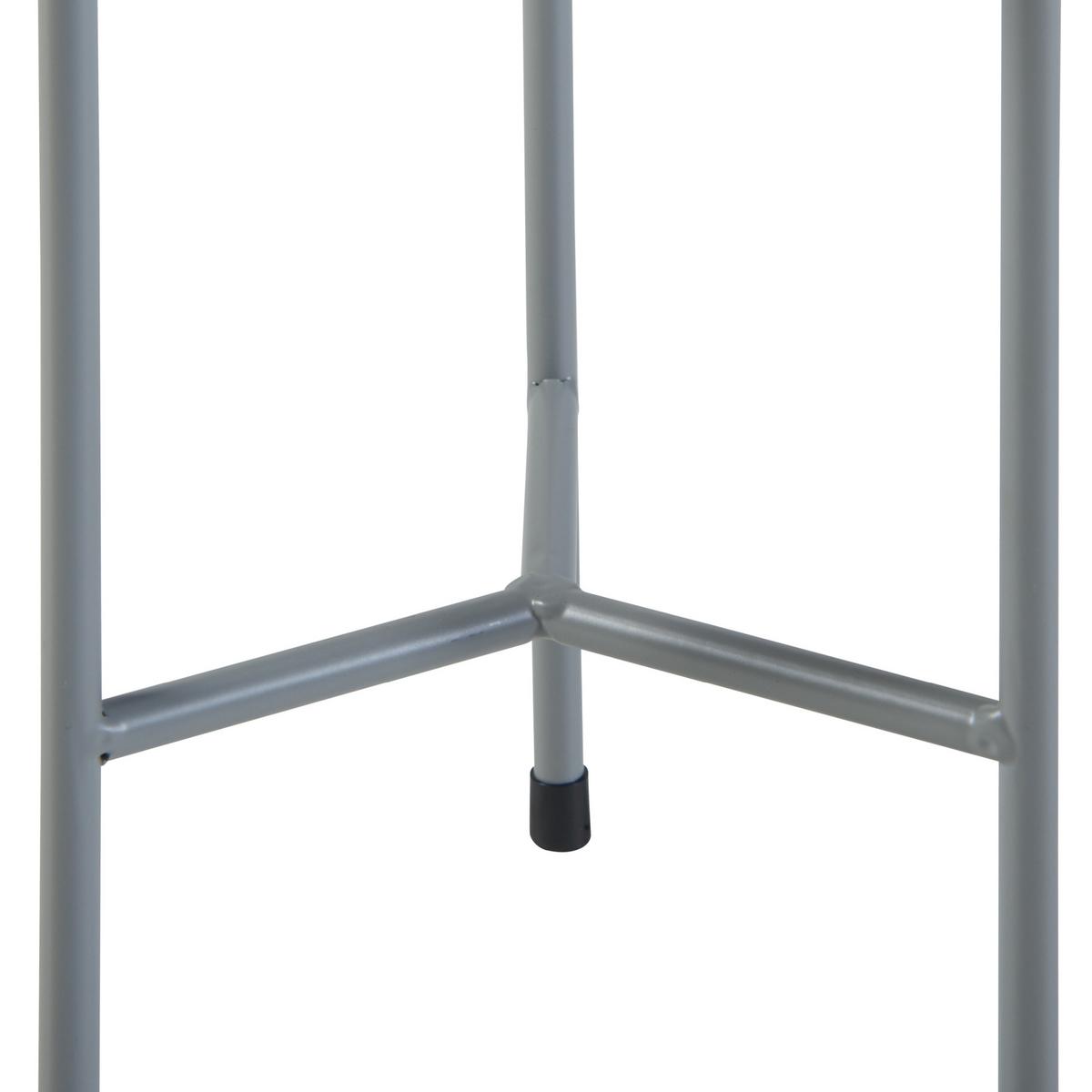 BLUMENSTÄNDER Asten - Grau, Metall (16/16/40.5cm) - [en.casa]