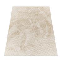 HOCHFLORTEPPICH, mit Struktur, Florhöhe 22 mm, Creme, 80 x 150 cm - Beige, Textil (150/80cm) - KADIMA DESIGN