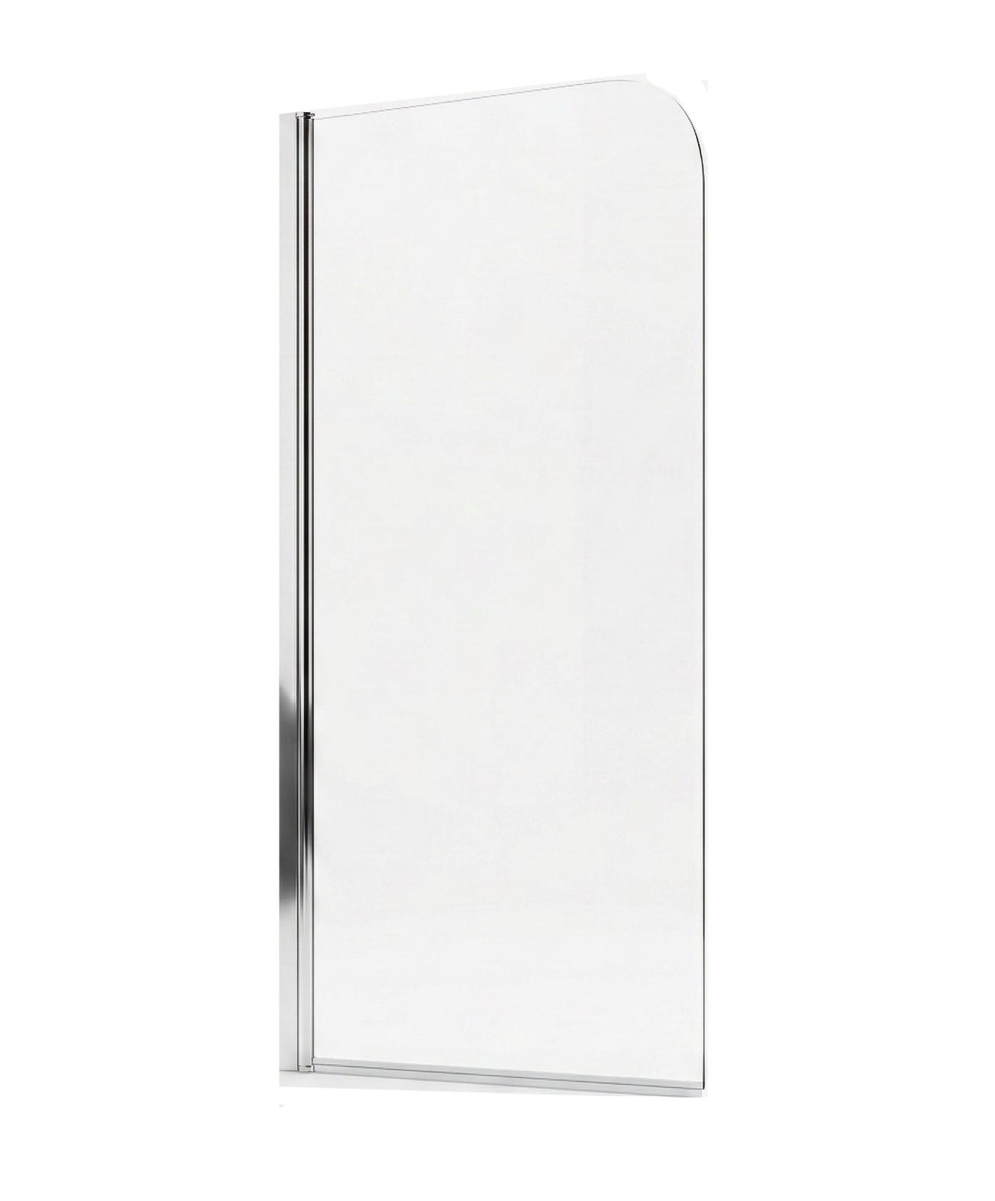 BADEWANNE Torino 1 Teil cm Chrom - 60 x 140 cm - Chromfarben, Glas (60/140cm) - Badplaats