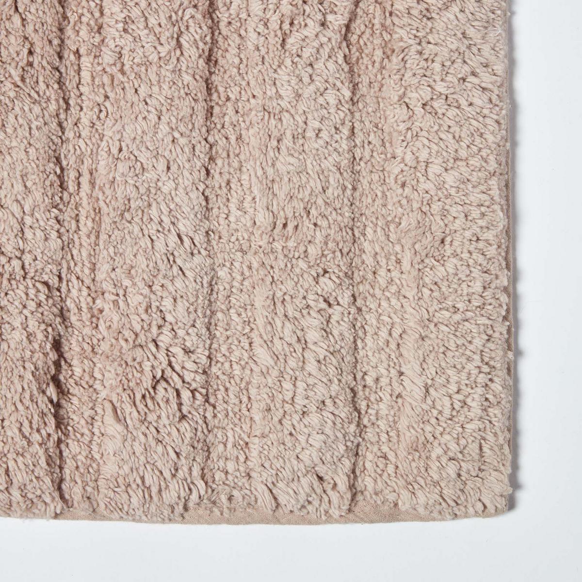 BADEMATTE Spa Supreme 50/80 cm, Baumwolle - Beige, Textil (50/80cm) - Homescapes