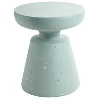 BEISTELLTISCH 45/45 cm Terrazzo Optik Terrazzo Grün Mincio - Grün, Keramik (45/45/52cm) - Beliani