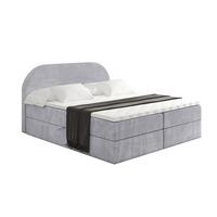 BOXBETT mit Matratze H3 und Lattenrost - NOX - 120x200 - Grau Monolith - Grau, Holzwerkstoff/Kunststoff (120/200cm) - ALTDECOR