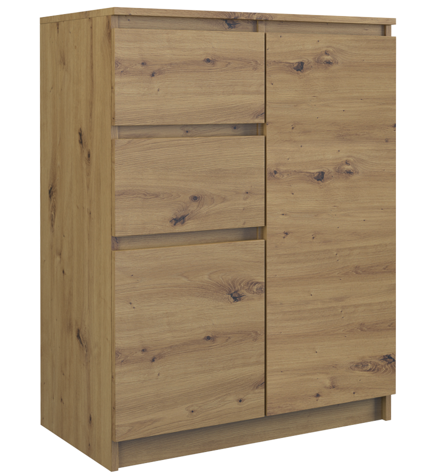 KOMMODE Artisan 70/97/40 - Eiche Artisan, Holzwerkstoff (70/97/40cm) - RAUMHIRSCH FURNITURE