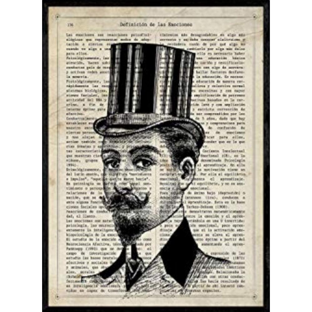 POSTER Vintage Fischgespräch A4 Rahmenlos - Klar, Papier (29.7/5/21cm) - Nacnic