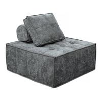 SESSEL velluto Grau - Grau, Textil (100/89/96cm) - Habitat Garten
