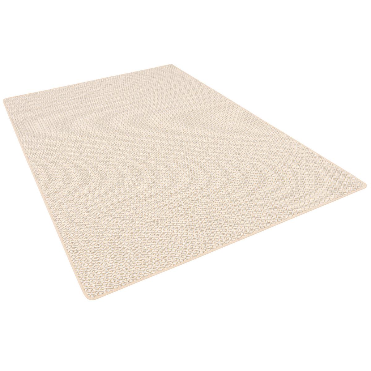 IN & OUTDOOR TEPPICH FLACHGEWEBE OSLO KARO MODERN - Honig, Textil (80/400cm) - Snapstyle