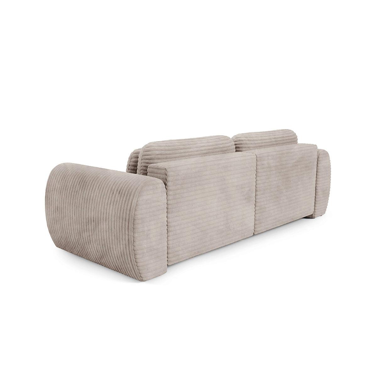ECKSOFA Camilla 3 Sitzplätze Taupe - Taupe, Holz (270/165cm) - Petits-meubles