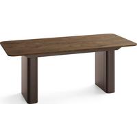 ESSTISCH Riven rechteckig ausziehbar verlängerbar mit Butterfly-Auszug, Eiche Braun Rustikal 200-296/90/76 cm - Alteiche/Braun, Holzwerkstoff/Metall (90/296/76cm) - WFL GROUP