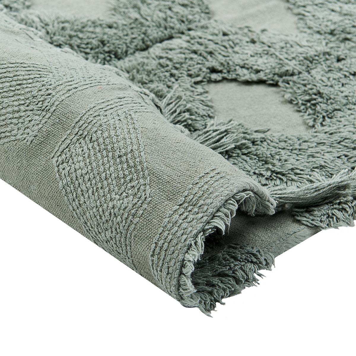 KURZFLOR-TEPPICH Kars 150/80 cm - Grün, Textil (80/150cm) - Beliani