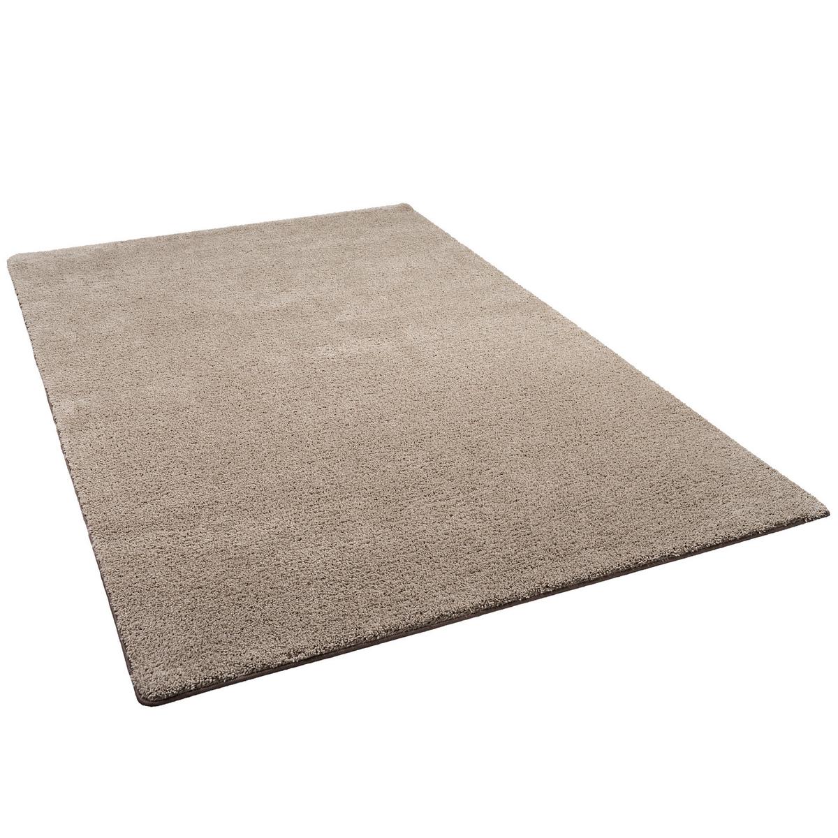 HOCHFLOR SHAGGY TEPPICH PALACE - Taupe, Textil (80/320cm) - Snapstyle