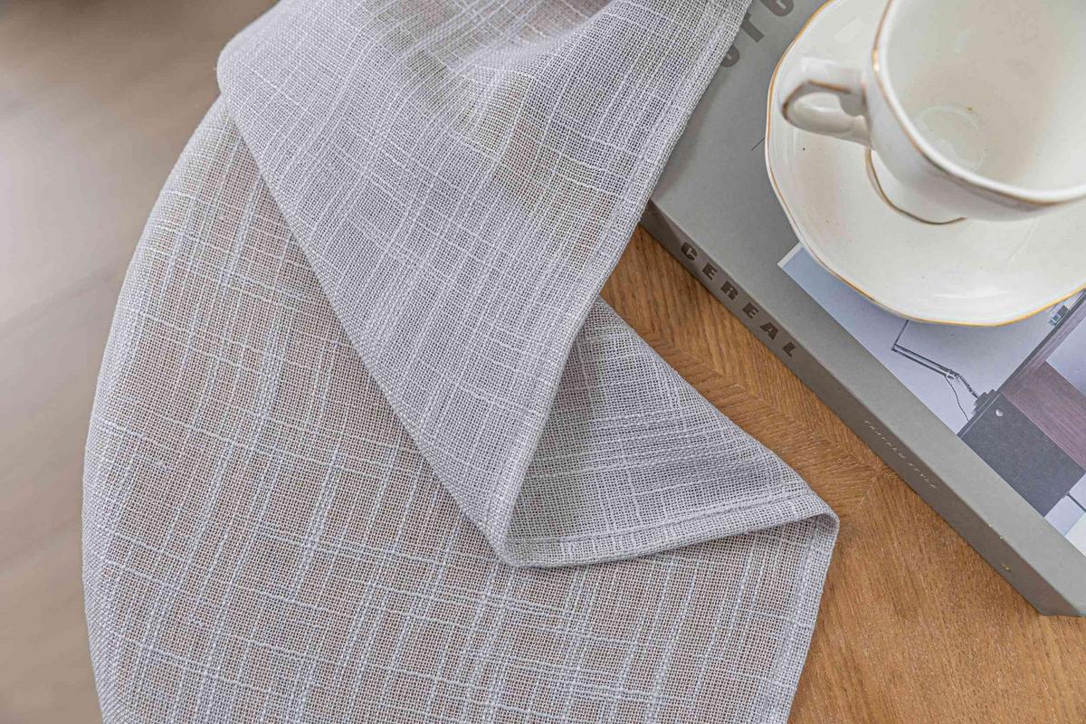 VORHANG 2ER SET SEOUL HxB 245x140 cm Grau - Grau, Textil (60/245cm) - Gardinenbox