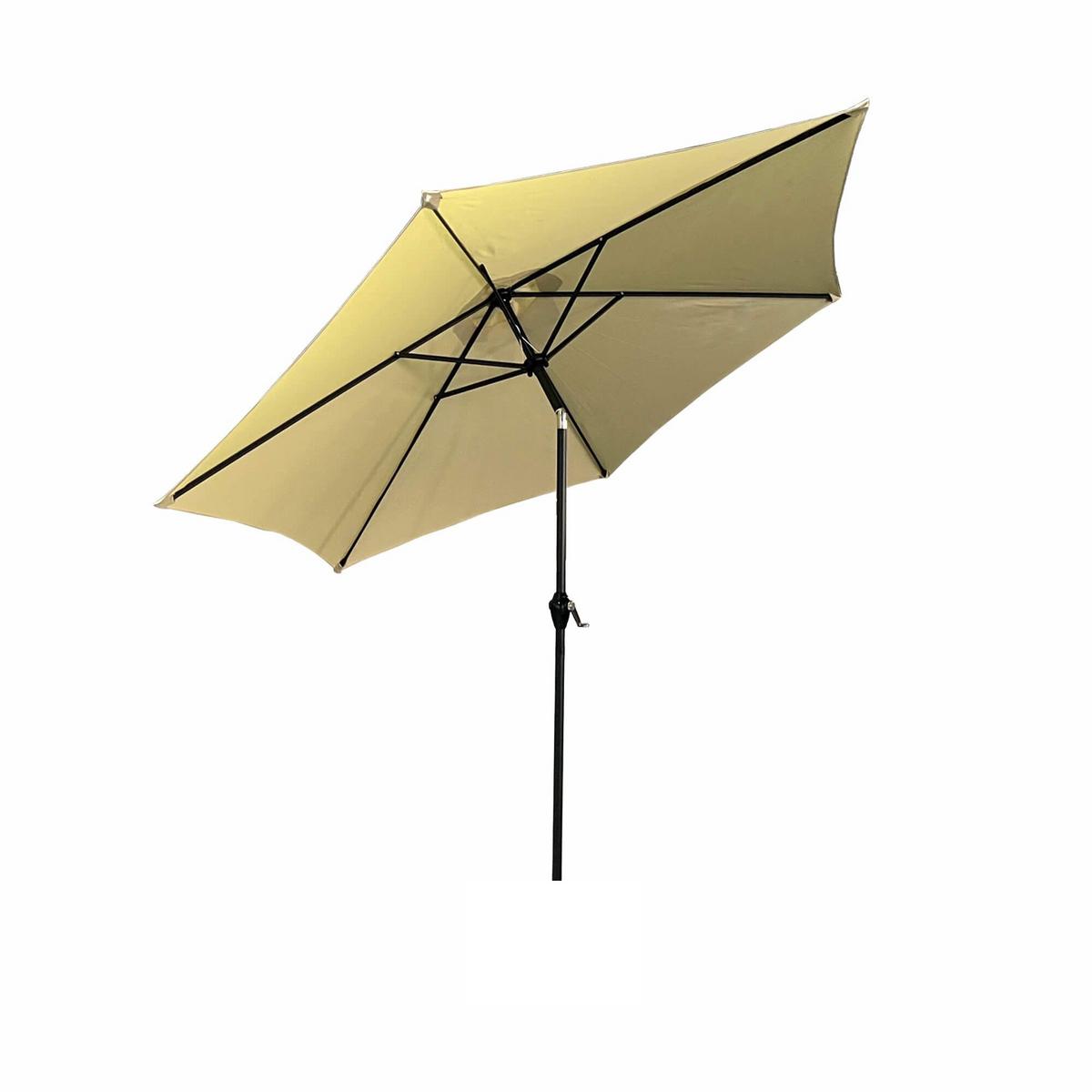GARTENSCHIRM Beige 270/235/270 - Beige, Textil/Metall (270/270cm) - RAUMHIRSCH FURNITURE