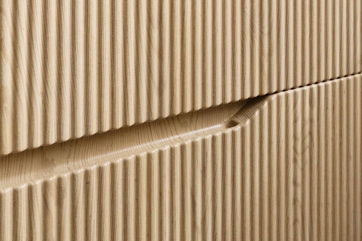 WASCHBECKENUNTERSCHRANK Nordic 2 Teile Eiche - 80 x 46 x 59 cm - Eichefarben, Holz (80/59/46cm) - Badplaats
