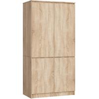 KLEIDERSCHRANK Eiche Sonoma 180/90/51 - Sonoma Eiche, Holzwerkstoff (90/180/51cm) - RAUMHIRSCH FURNITURE