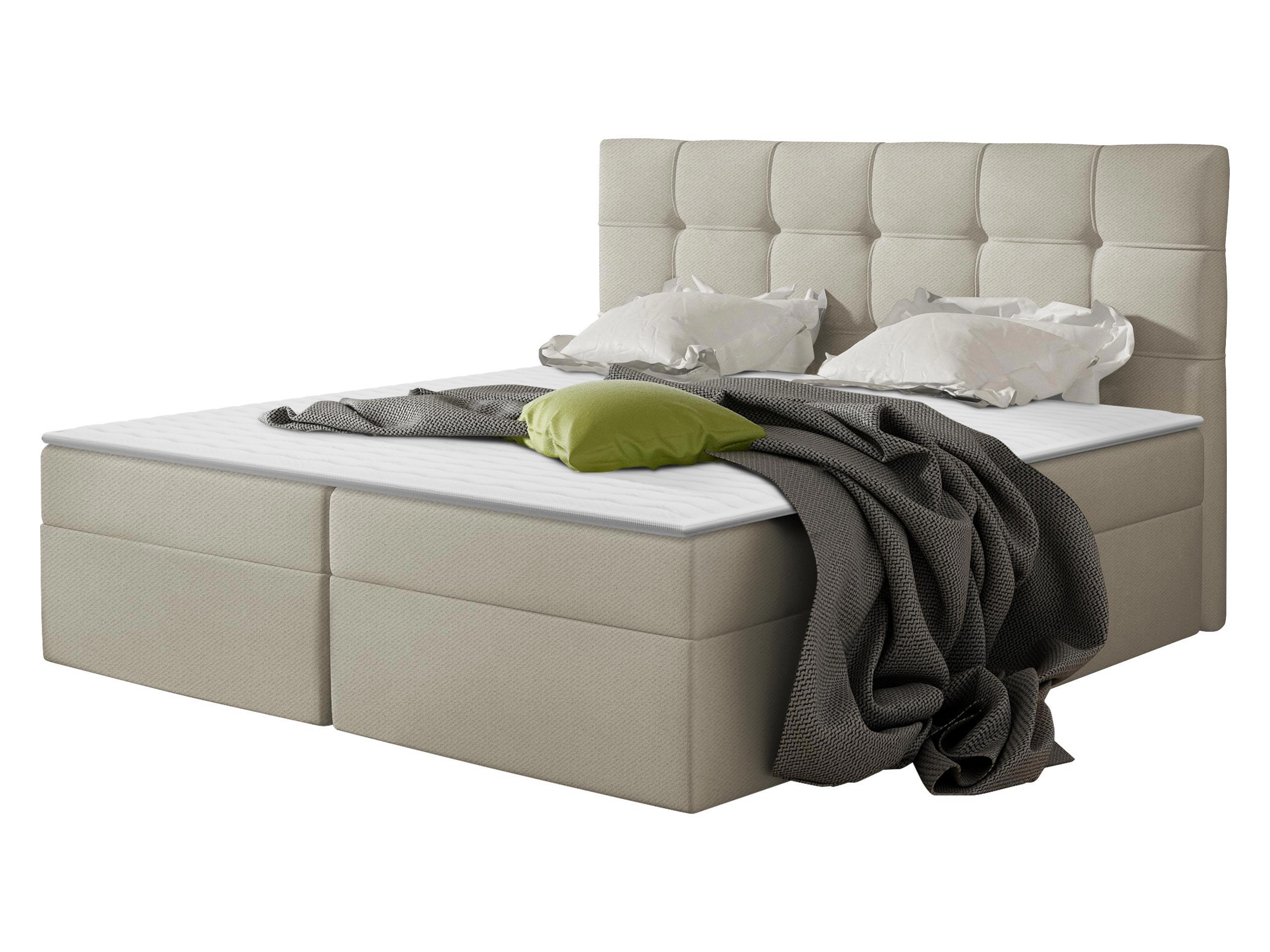 BOXBETT Nele - H3 - Beige, Holz/Holzwerkstoff (160/200cm) - MIRJAN24