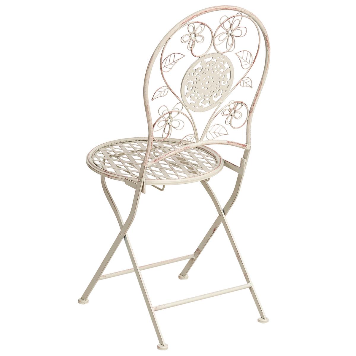 BISTRO-SET Metall Hellbeige Yaviza - Beige, Metall - Beliani