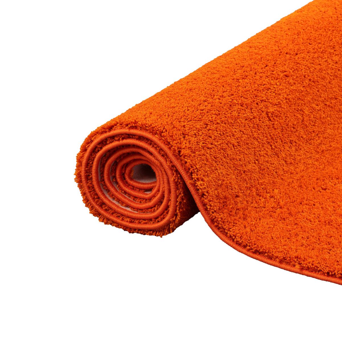 HOCHFLOR SHAGGY TEPPICH PALACE - Orange, Textil (160/200cm) - Snapstyle