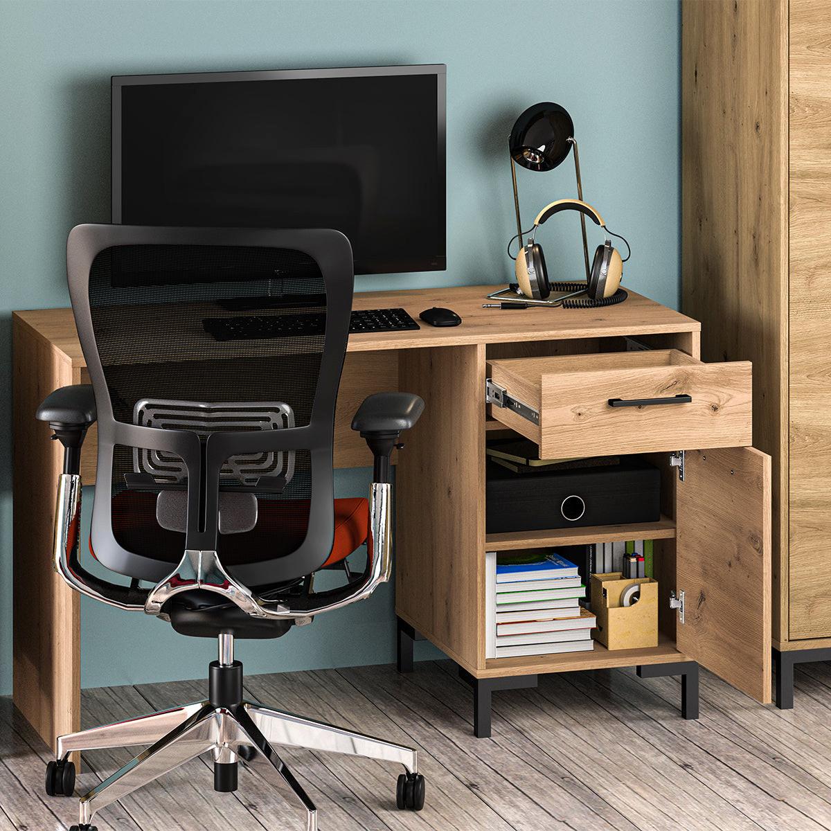 SCHREIBTISCH Liora Holz - Braun, Holzwerkstoff (120/51/75cm) - Petits-meubles