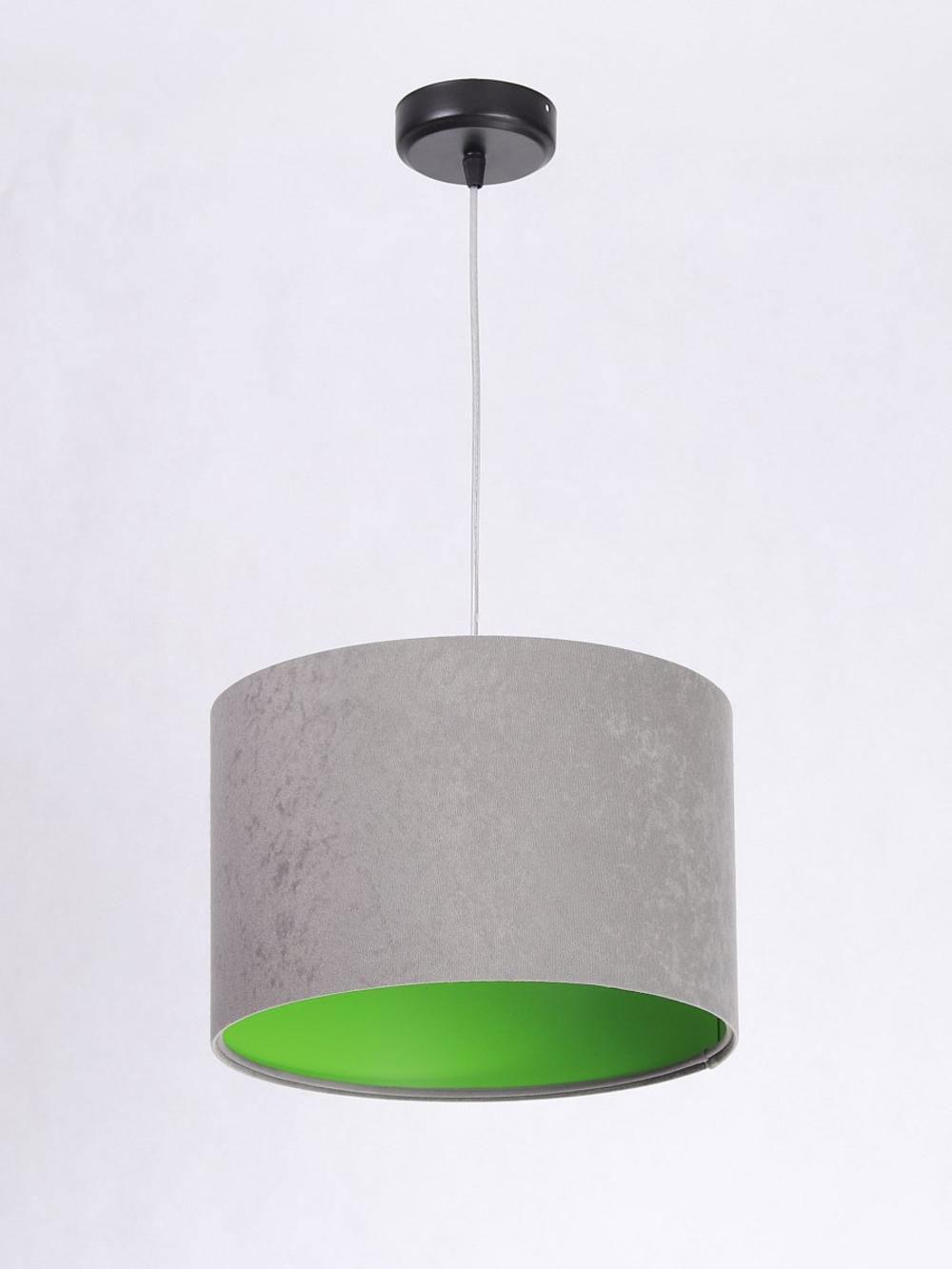 HÄNGELEUCHTE Grau 30/20 cm - Grau/Grün, Kunststoff (30/0.45/20cm) - ONZENO