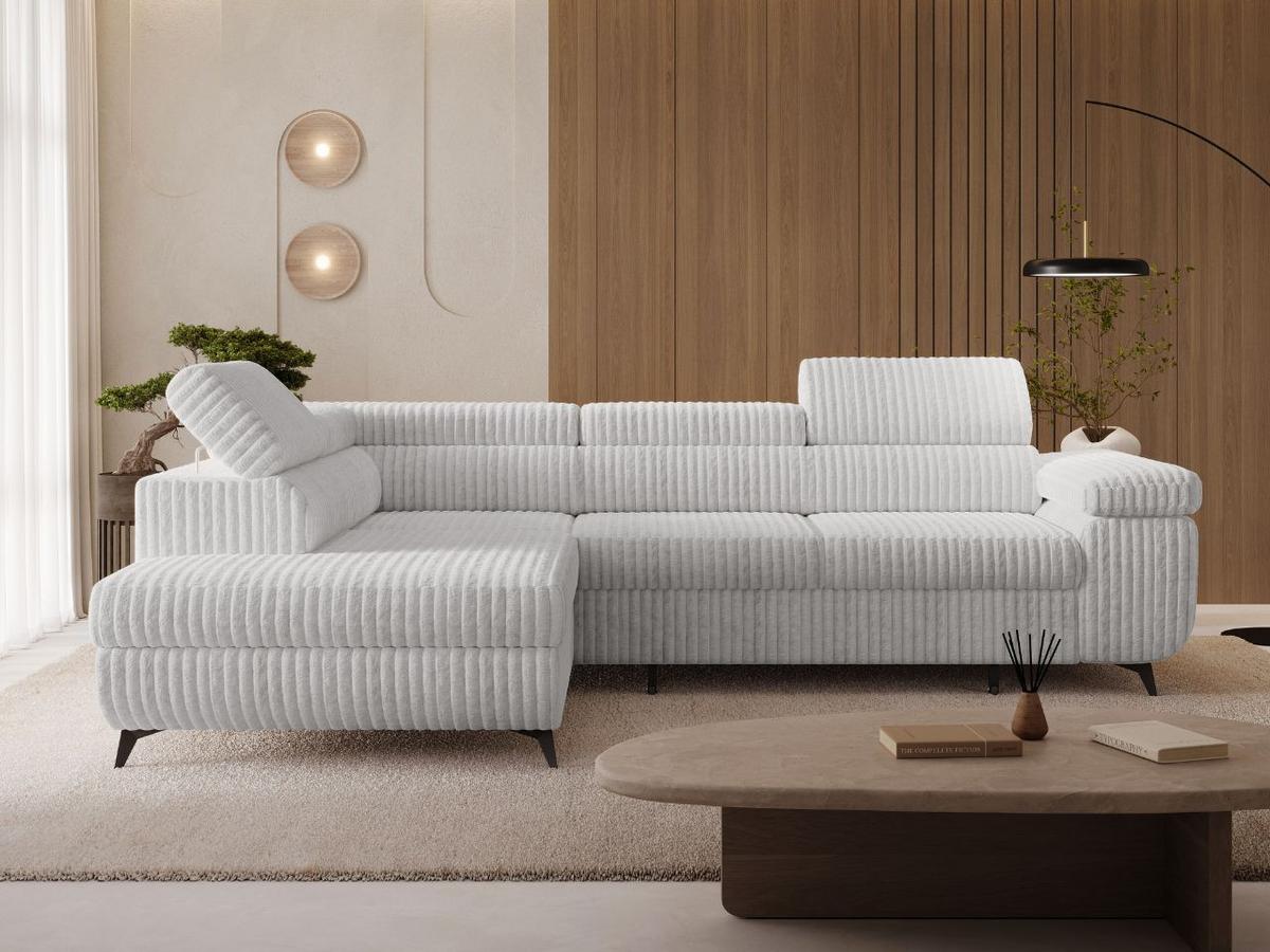 ECKSOFA Argon Grau Rechts - Schwarz/Grau, Holz/Textil (190/255cm) - Graingold