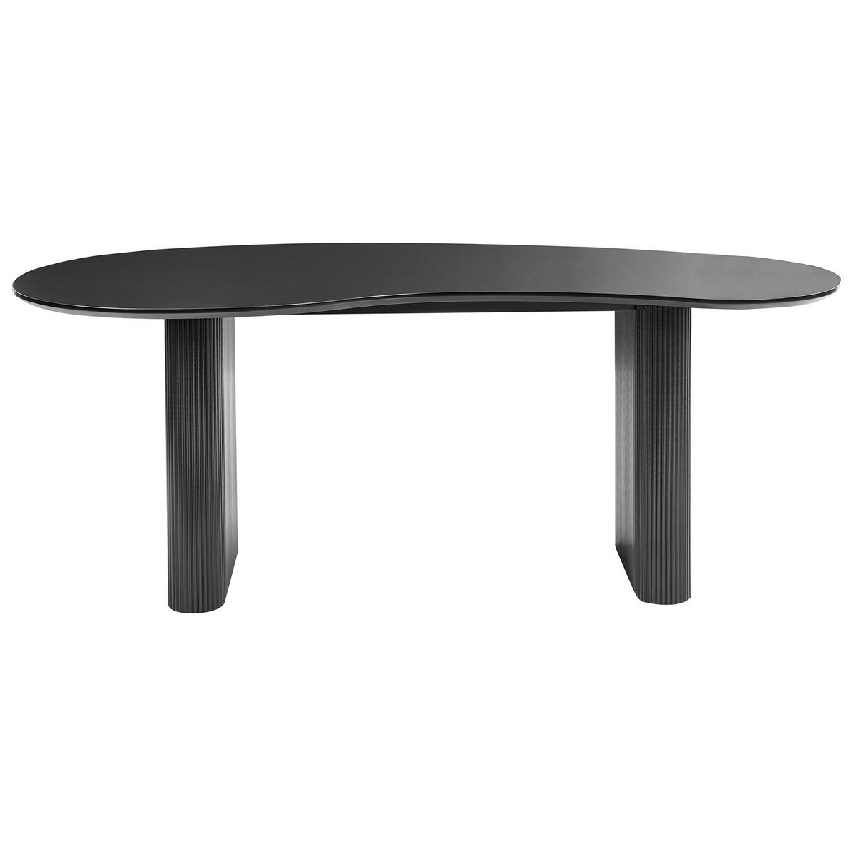 ESSTISCH Schwarz 198/93 cm Peery - Schwarz, Holzwerkstoff (198/93/76cm) - Beliani