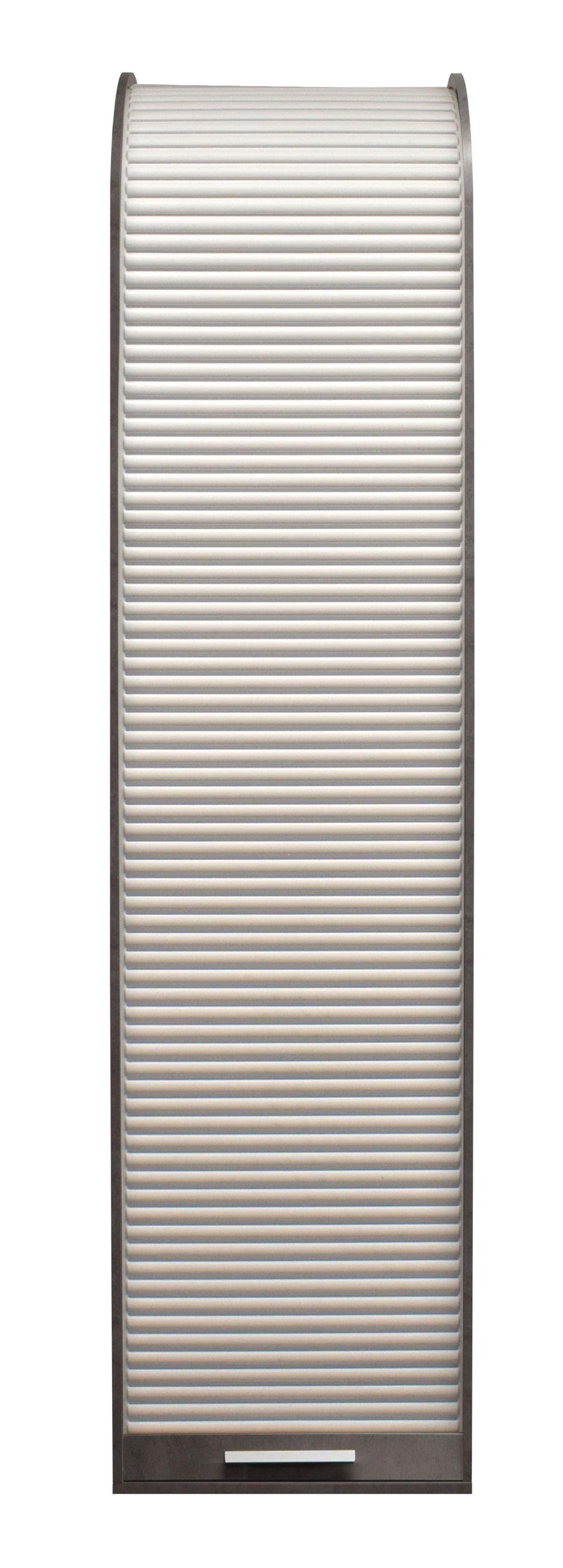 JALOUSIESCHRANK Eadi 46 x 44 x 192 Rollladenschrank Graphit/Weiß - Graphitfarben/Weiß, Holz (46/192/44cm) - 58aufmkessel