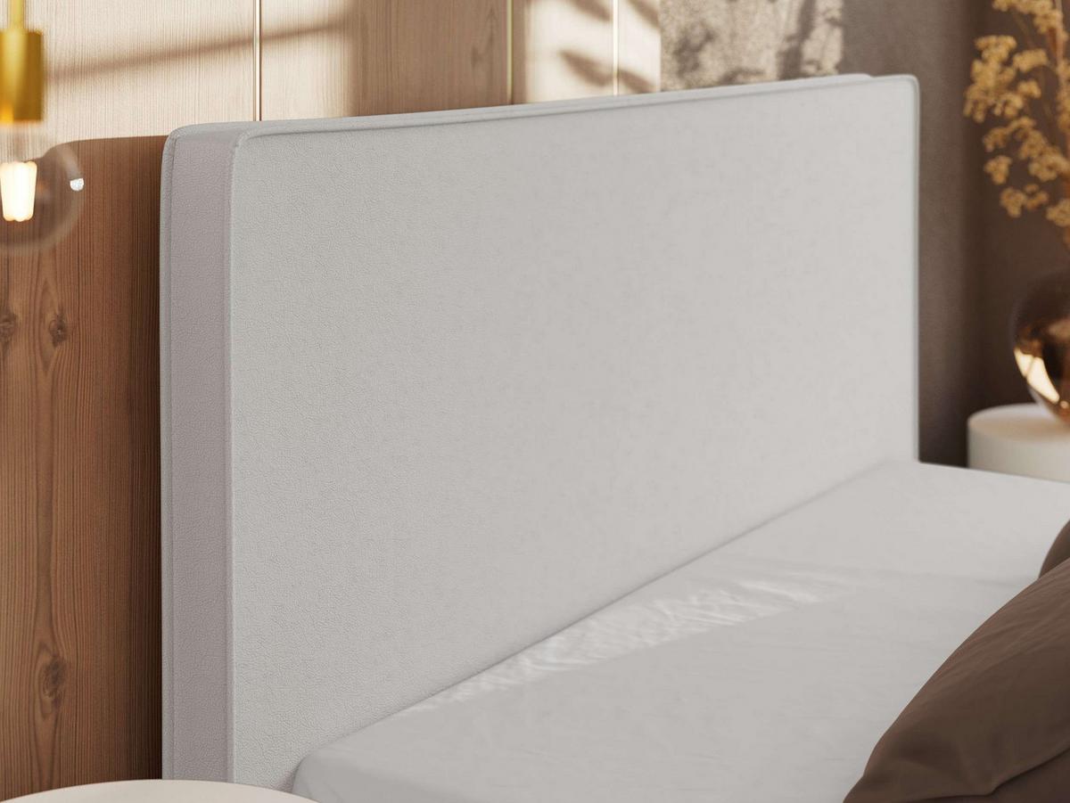 POLSTERBETT CORIVO CLASSIC 200/200 - Weiß Kunstleder - Schaum-Matratze - Schwarz/Weiß, Kunststoff/Textil (200/200cm) - MKS