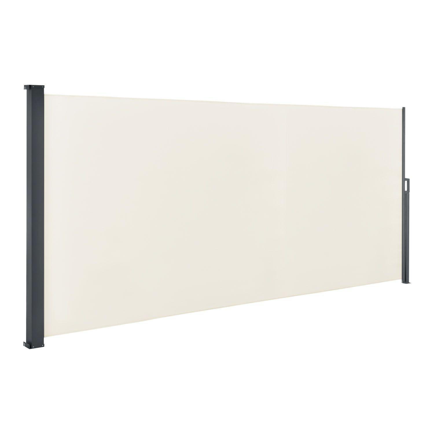 SEITENMARKISE Dubai beige 500x190 cm - Beige, Kunststoff (500/190/500cm) - Juskys