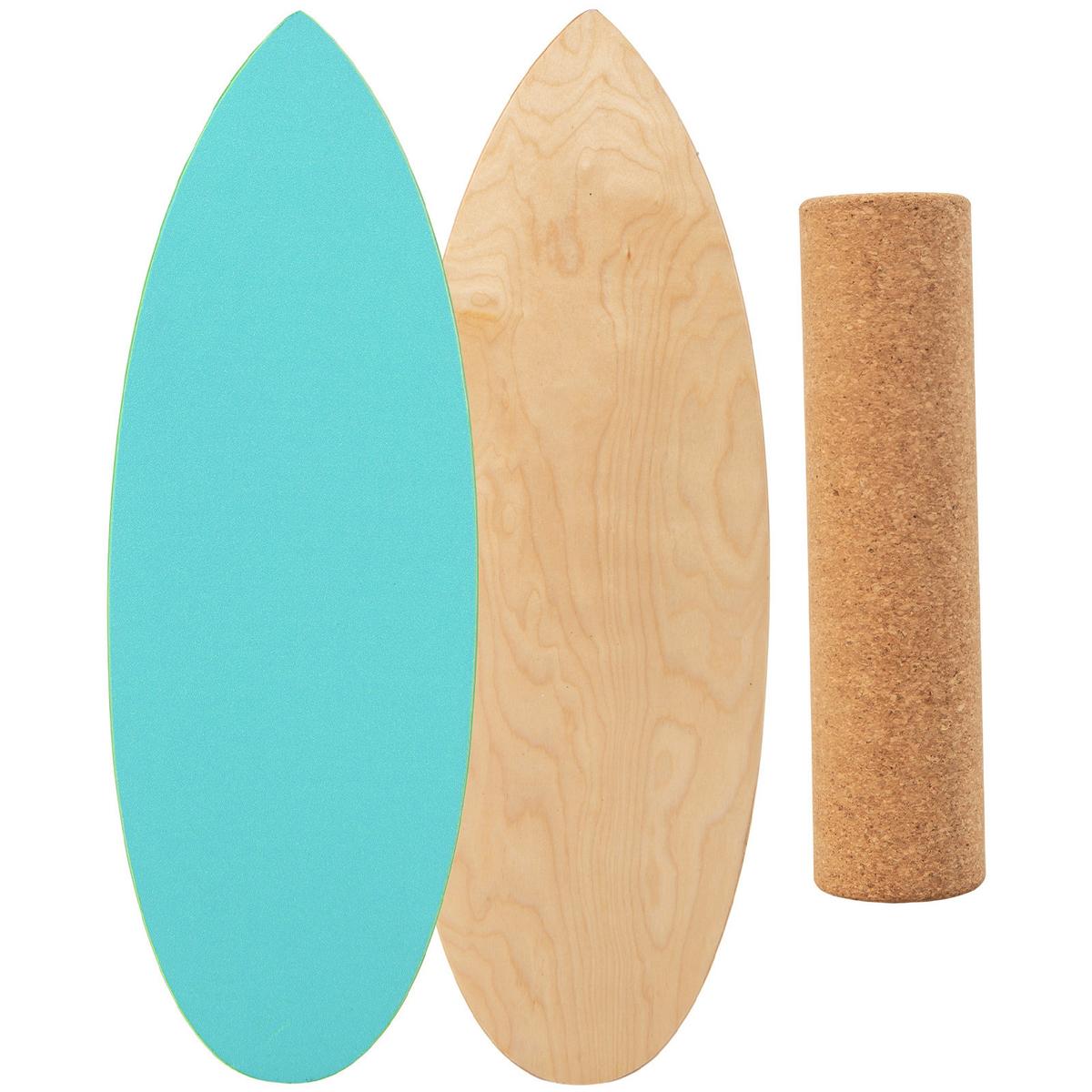 BALANCIERBRETT Blau - Blau, Holz (82/28cm) - COSTWAY