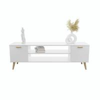 LOWBOARD Focus - Eichefarben/Weiß, Holzwerkstoff (40/50/135cm) - RAUMHIRSCH FURNITURE