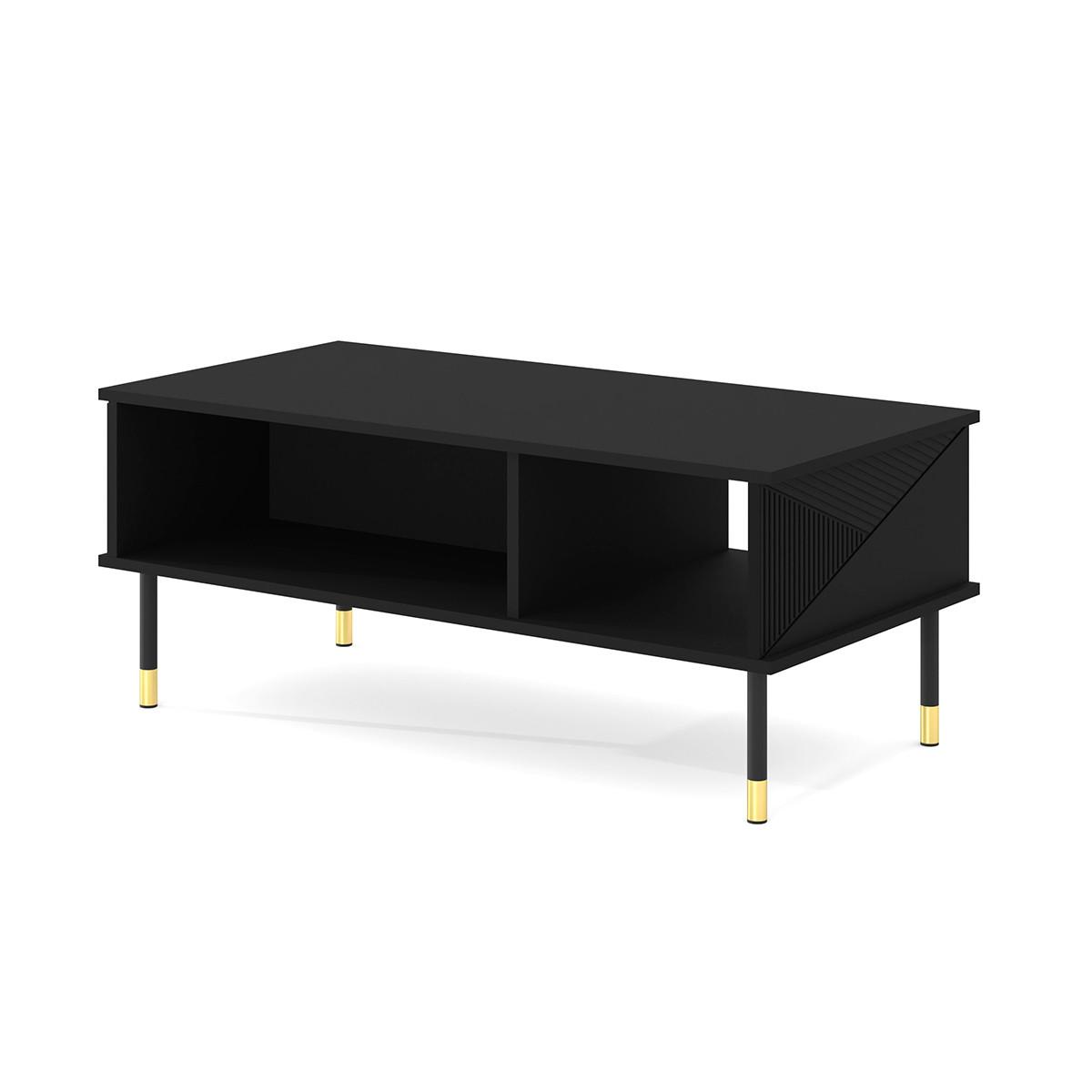 COUCHTISCH Aglaé Schwarz - Schwarz, Holzwerkstoff (55/110/45cm) - Petits-meubles