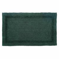BADEMATTE 70/120 cm, 100% Baumwolle, wendbar - Waldgrün, Textil (70/120cm) - Homescapes