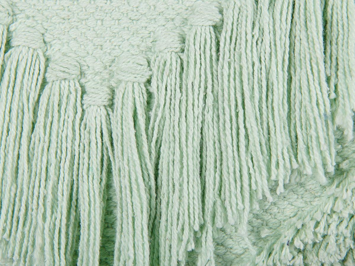 DEKOKISSEN Hellgrün 45/45 cm Bacopa - Hellgrün, Naturmaterialien/Textil (45/45cm) - Beliani