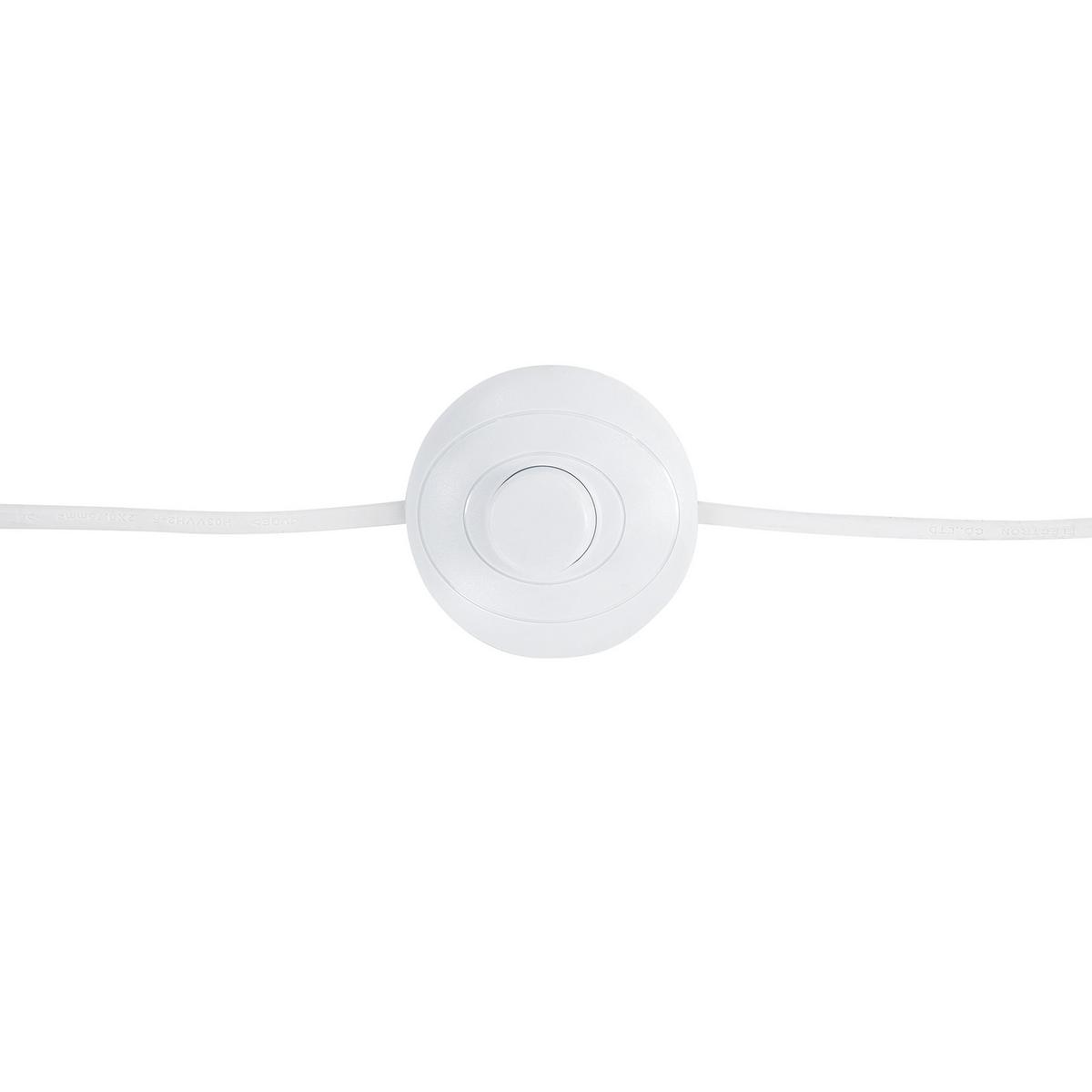 STEHLAMPE Alzette 70/70/143 cm - Weiß, Holz (70/70/143cm) - Beliani