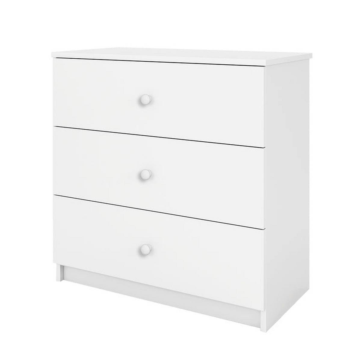 KINDERKOMMODE Weiß - Weiß, Holzwerkstoff (81/80/41cm) - Petits-meubles