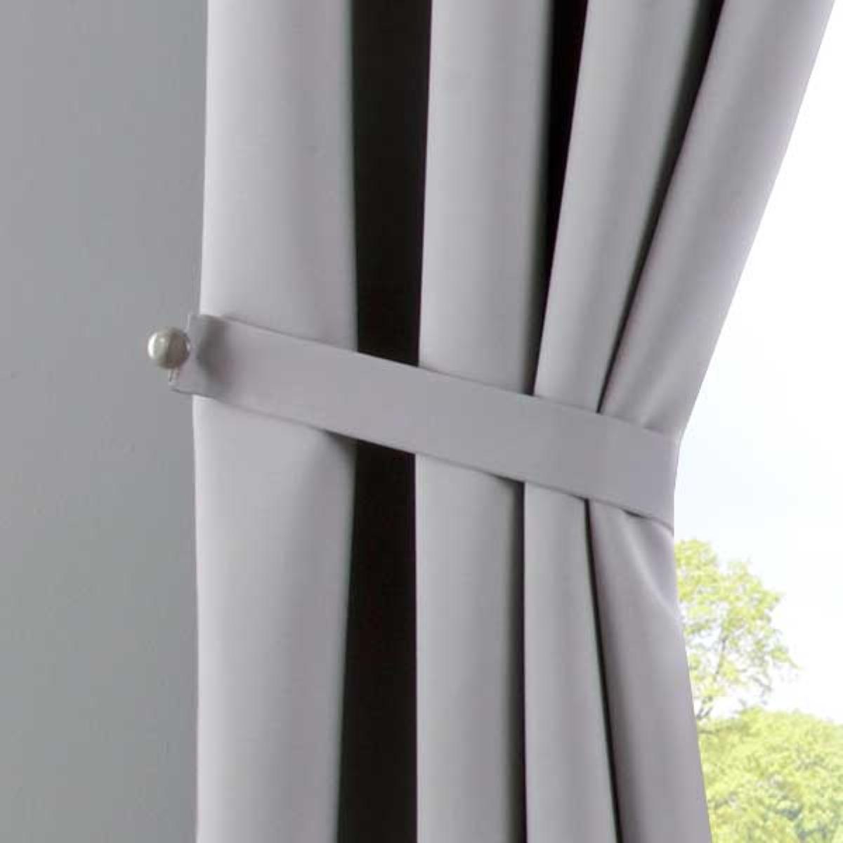 VORHANG »NEW YORK« HxB 160x140 cm Grau - Grau, Textil (140/160cm) - Gardinenbox