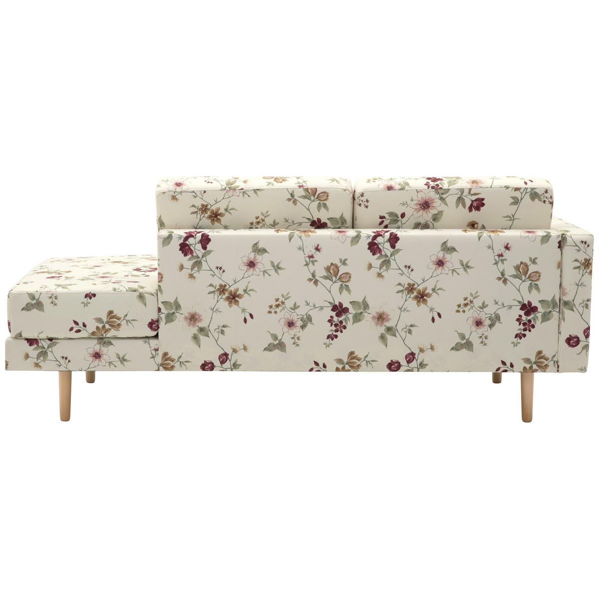RECAMIERE Armlehne links Keara Flachgewebe weiß - Weiß, Kunststoff (190/87/81cm) - 58aufmkessel