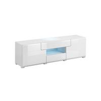 TV-MÖBEL Jules Weiß - Weiß, Holzwerkstoff (159/47/39cm) - Petits-meubles