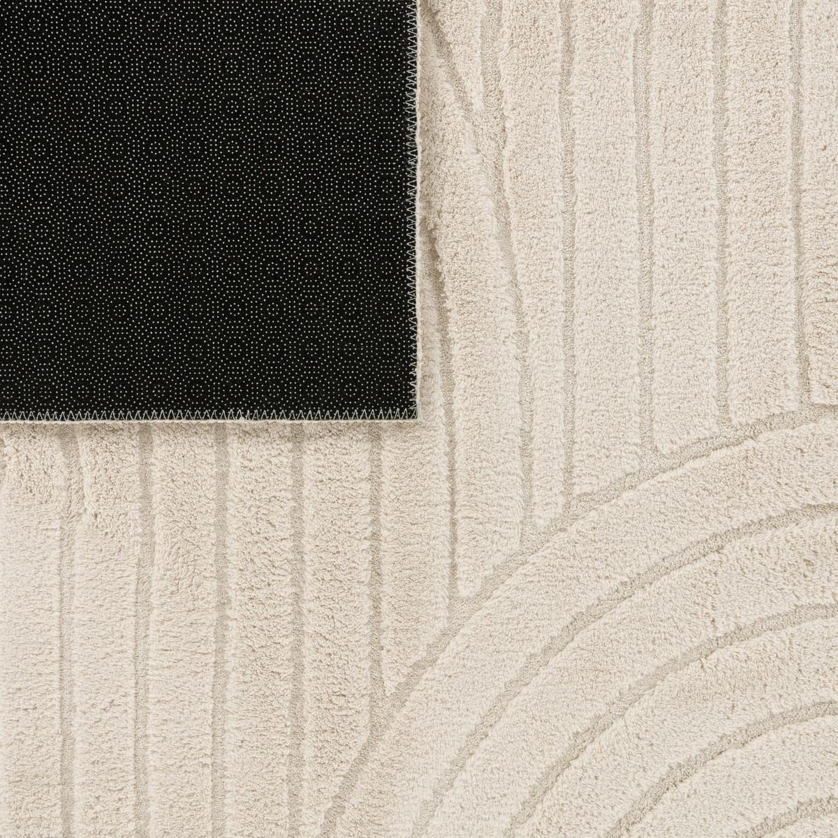 HOCHFLORTEPPICH Creme Ø 160 cm - Creme, Kunststoff (160/160cm) - TT Home