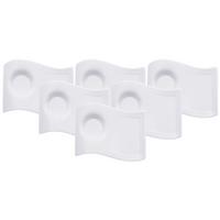 ESPRESSO UNTERTELLER NewWave Caffè weiß 17 x 13 cm 6er Set - Weiß, Keramik (1cm) - Villeroy & Boch